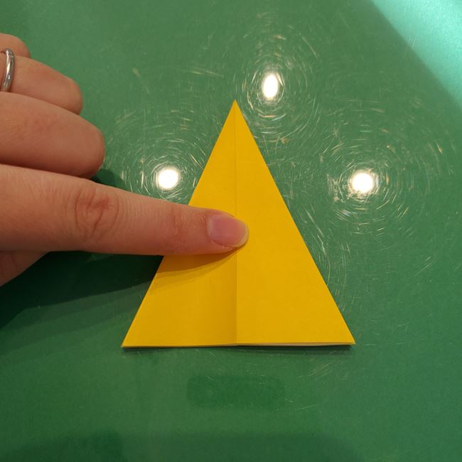 クリスマスオーナメントの折り紙 おしゃれで簡単な作り方・折り方①折り方(19)