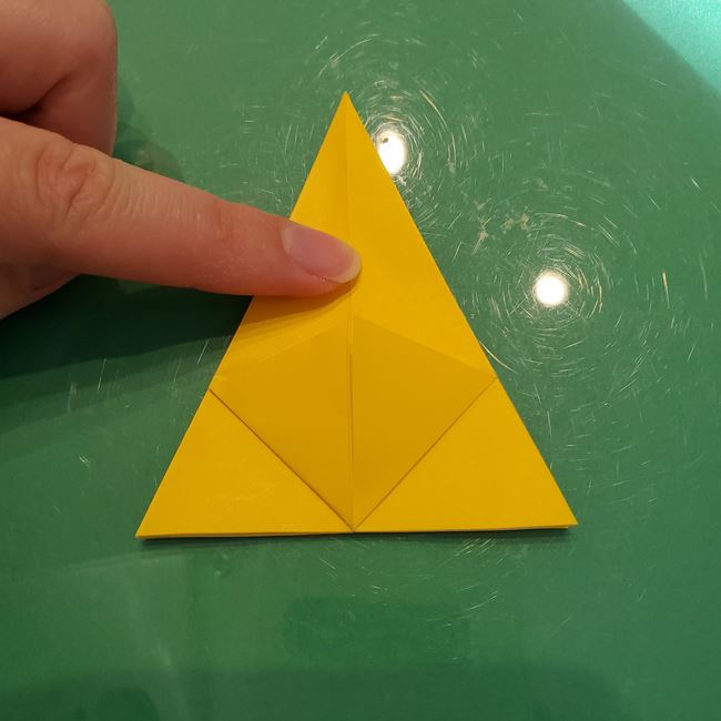クリスマスオーナメントの折り紙 おしゃれで簡単な作り方・折り方①折り方(20)