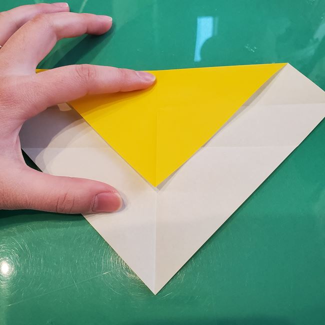 折り紙の折り方 難しい虎｜作り方①折り筋(10)