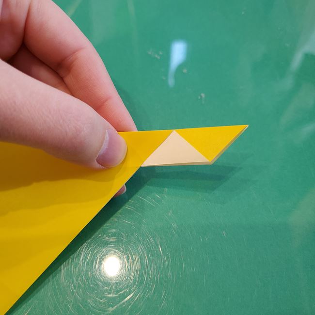 折り紙の折り方 難しい虎｜作り方①折り筋(18)