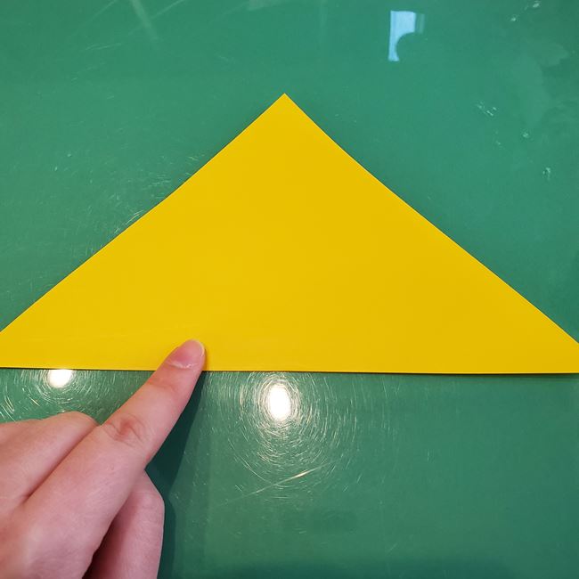 折り紙の折り方 難しい虎｜作り方①折り筋(2)