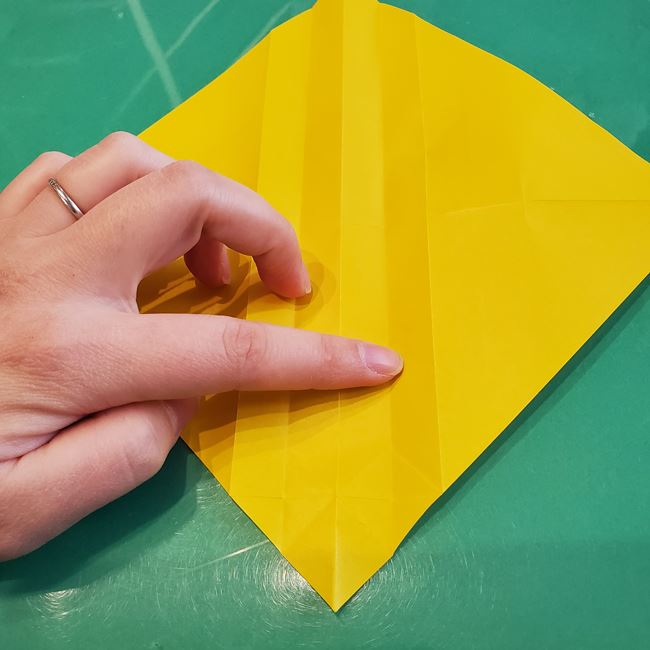 折り紙の折り方 難しい虎｜作り方①折り筋(24)