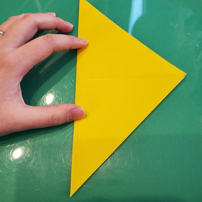 折り紙の折り方 難しい虎｜作り方①折り筋(4)