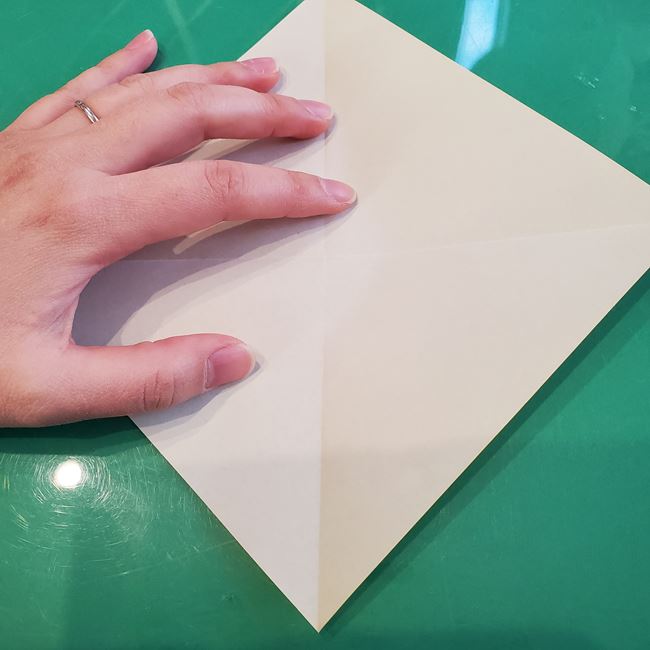 折り紙の折り方 難しい虎｜作り方①折り筋(5)