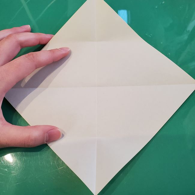 折り紙の折り方 難しい虎｜作り方①折り筋(8)