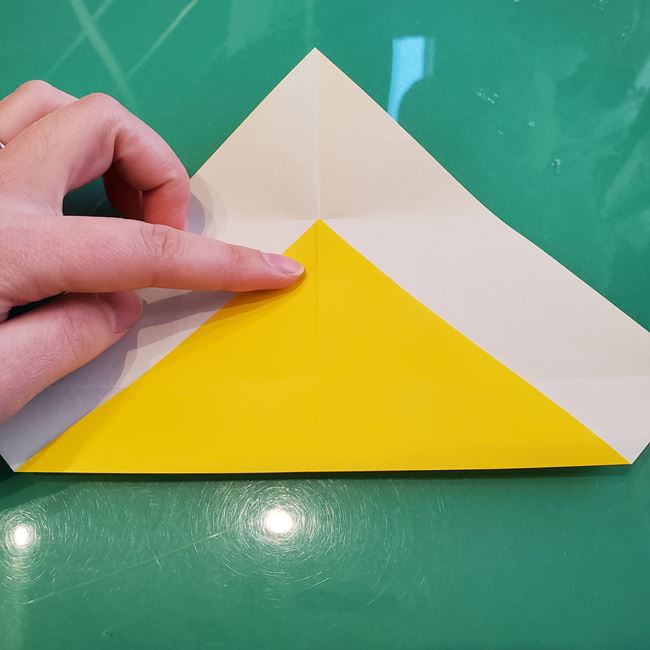 折り紙の折り方 難しい虎｜作り方①折り筋(9)