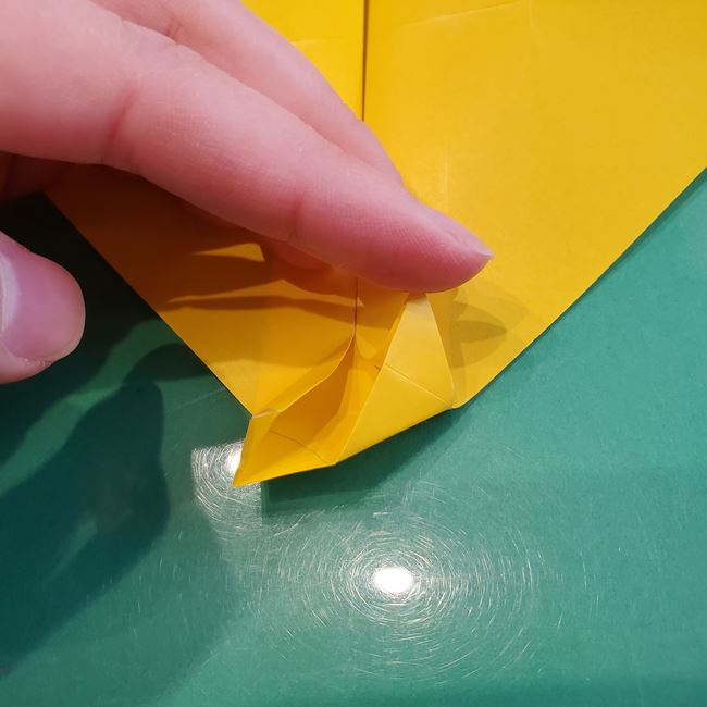 折り紙の折り方 難しい虎｜作り方②顔(12)