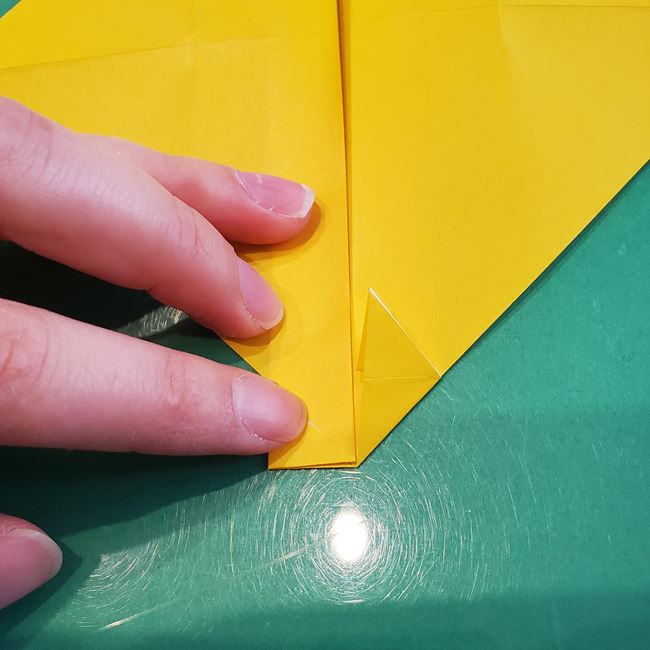 折り紙の折り方 難しい虎｜作り方②顔(13)