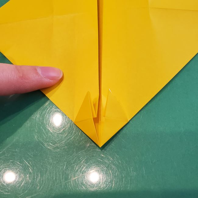 折り紙の折り方 難しい虎｜作り方②顔(14)