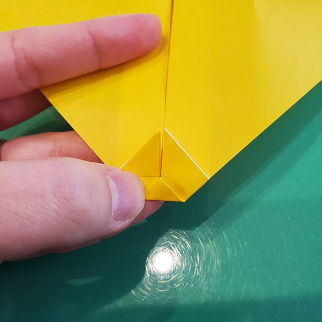 折り紙の折り方 難しい虎｜作り方②顔(15)