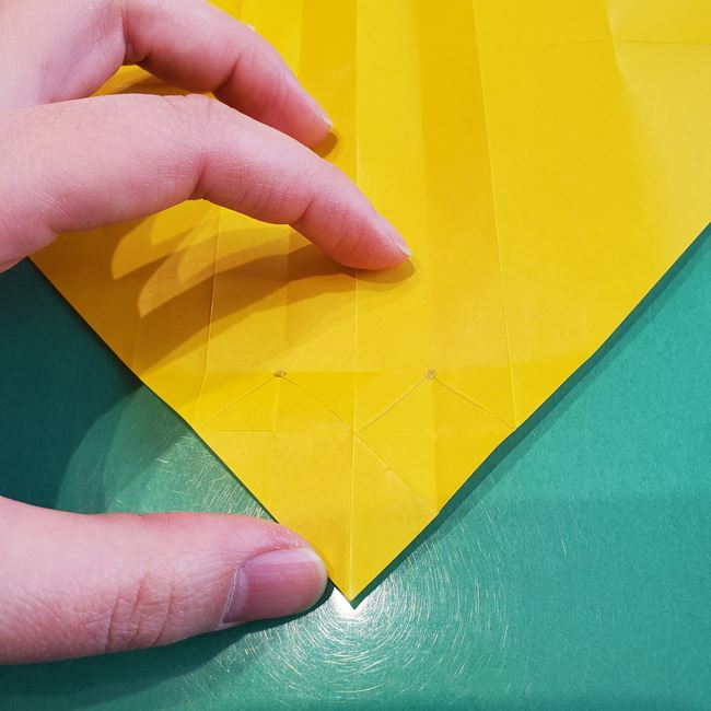 折り紙の折り方 難しい虎｜作り方②顔(3)
