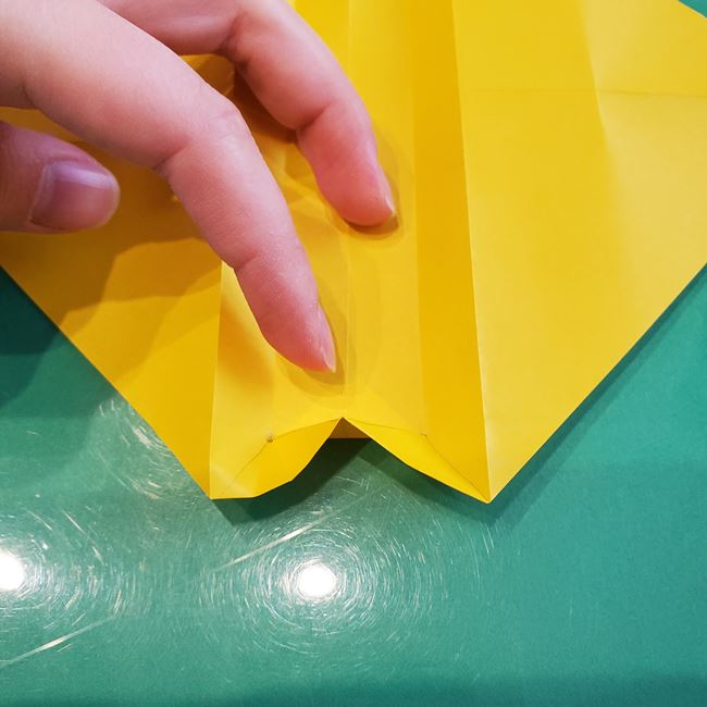 折り紙の折り方 難しい虎｜作り方②顔(5)