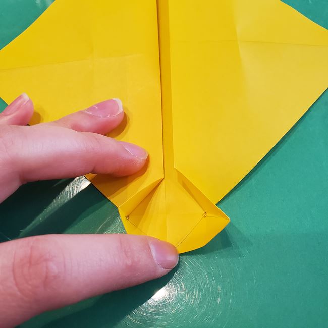 折り紙の折り方 難しい虎｜作り方②顔(9)