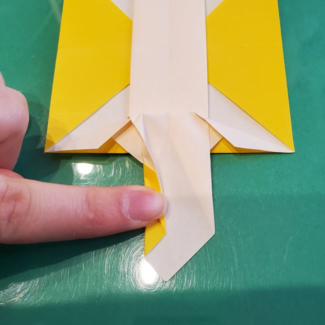 折り紙の折り方 難しい虎｜作り方③体(11)