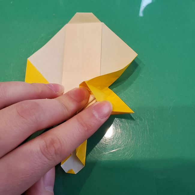 折り紙の折り方 難しい虎｜作り方③体(22)