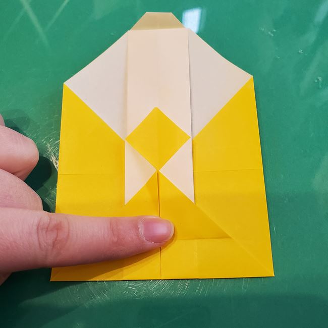 折り紙の折り方 難しい虎｜作り方③体(7)