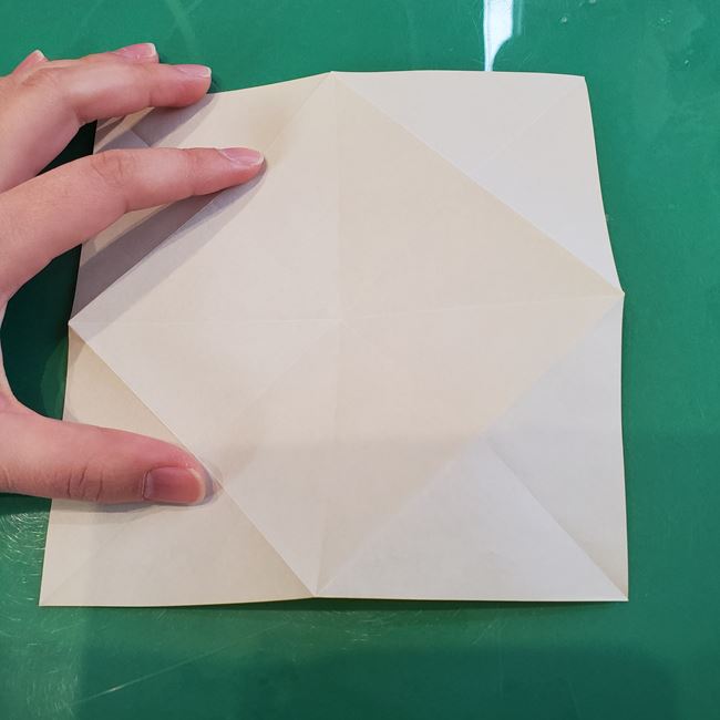 折り紙の虎の立体的な折り方作り方③体(11)