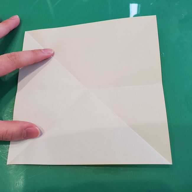折り紙の虎の立体的な折り方作り方③体(7)