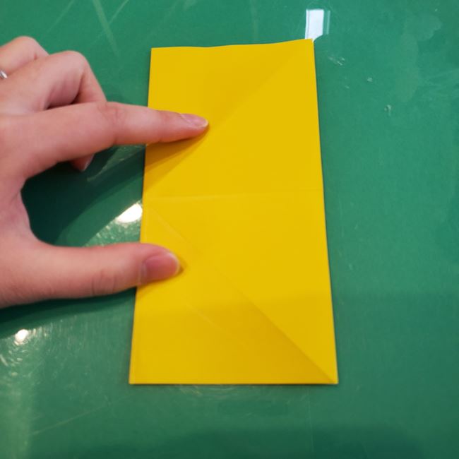 折り紙の虎の立体的な折り方作り方③体(8)