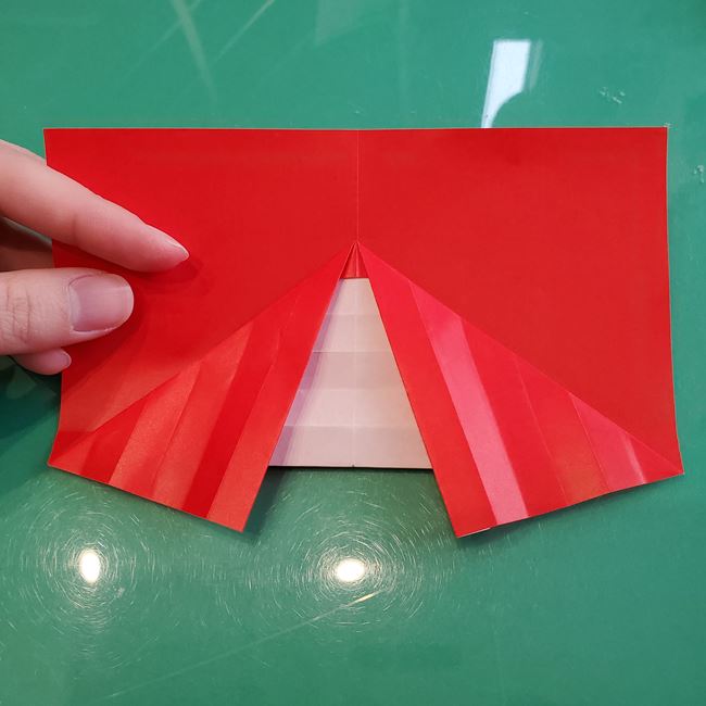 虎だるまの折り紙 折り方作り方(12)