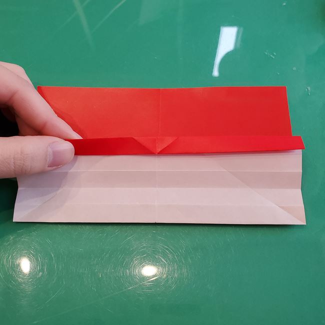 虎だるまの折り紙 折り方作り方(14)