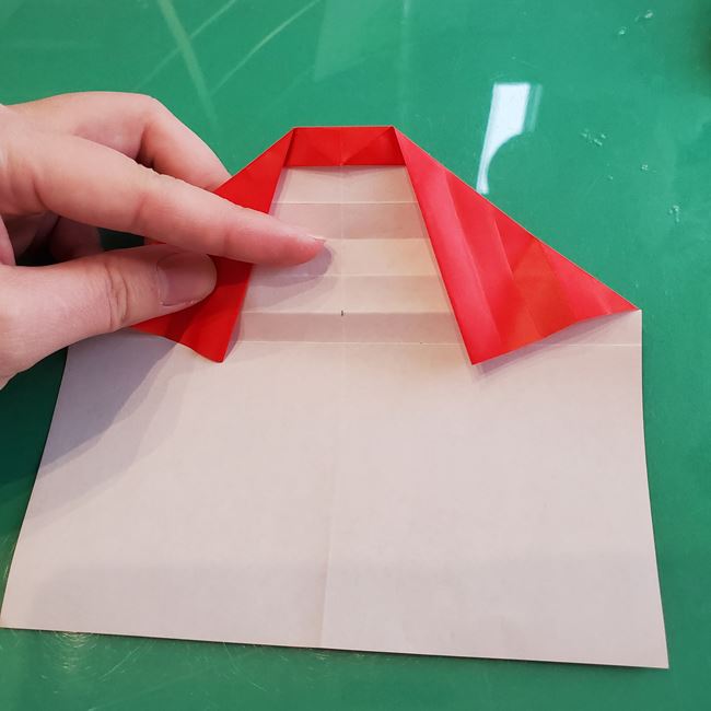 虎だるまの折り紙 折り方作り方(16)
