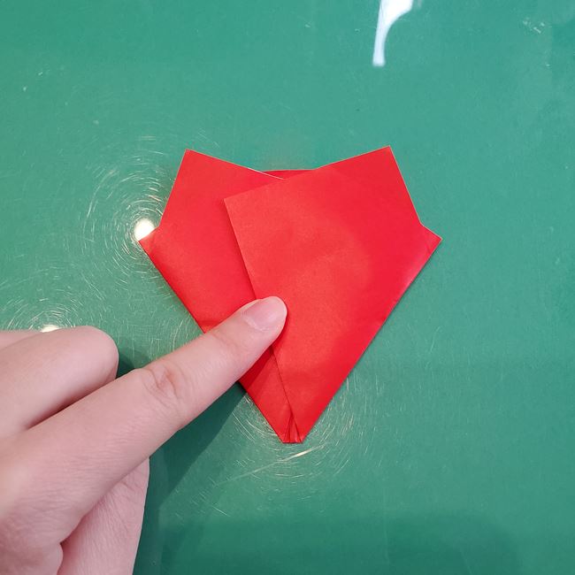 虎だるまの折り紙 折り方作り方(20)