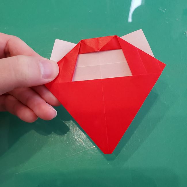 虎だるまの折り紙 折り方作り方(21)