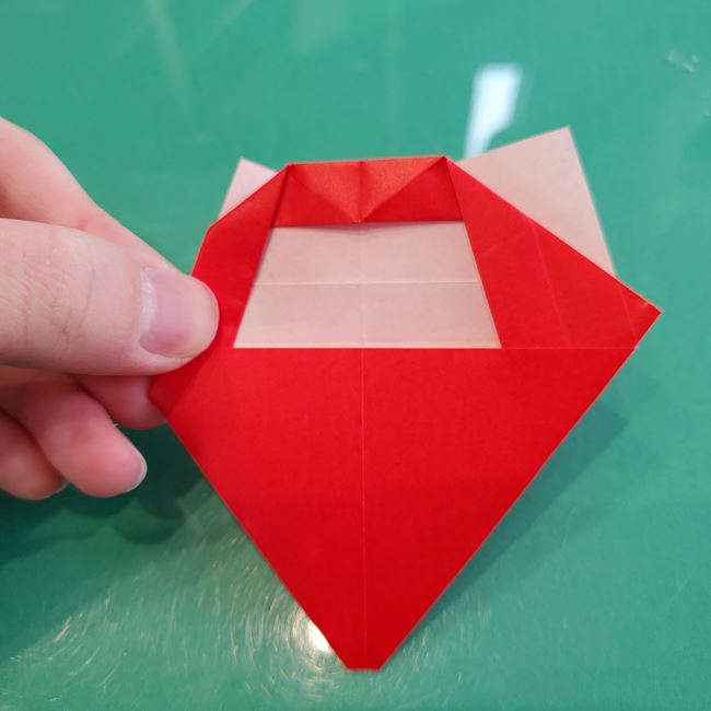 虎だるまの折り紙 折り方作り方(22)