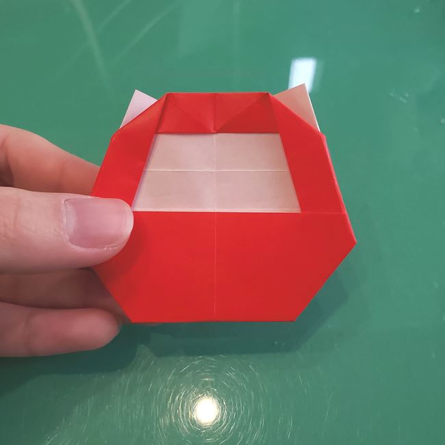 虎だるまの折り紙 折り方作り方(25)