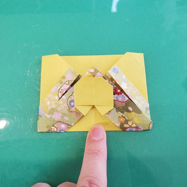 虎のポチ袋の折り紙 折り方作り方②袋(13)