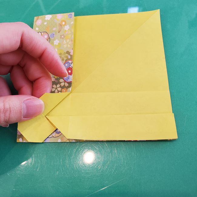 虎のポチ袋の折り紙 折り方作り方②袋(2)