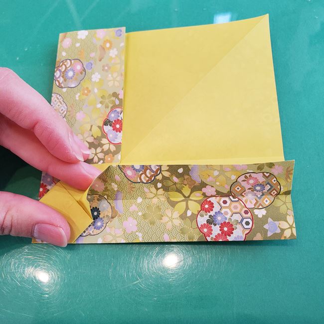 虎のポチ袋の折り紙 折り方作り方②袋(4)