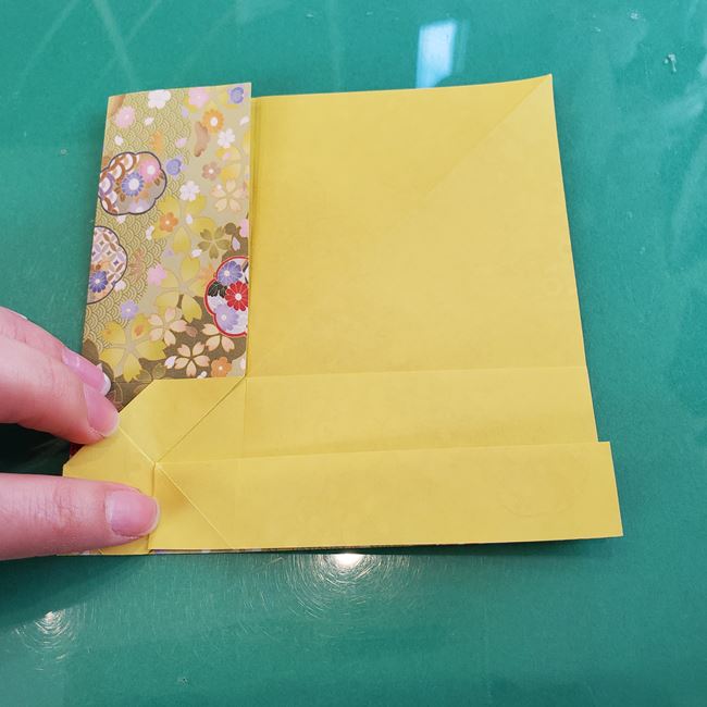 虎のポチ袋の折り紙 折り方作り方②袋(5)
