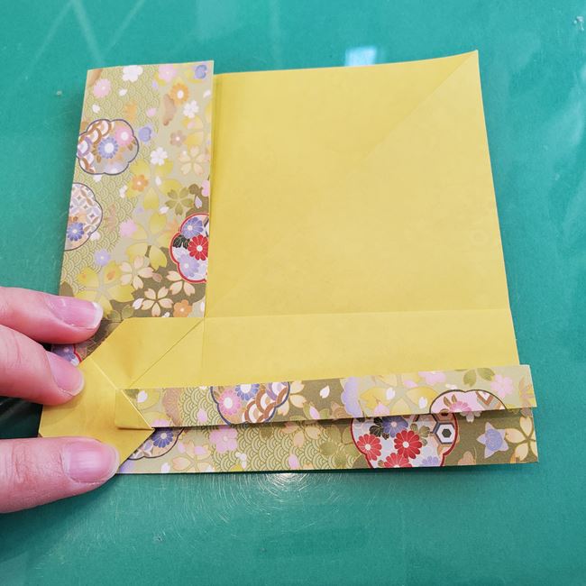 虎のポチ袋の折り紙 折り方作り方②袋(6)