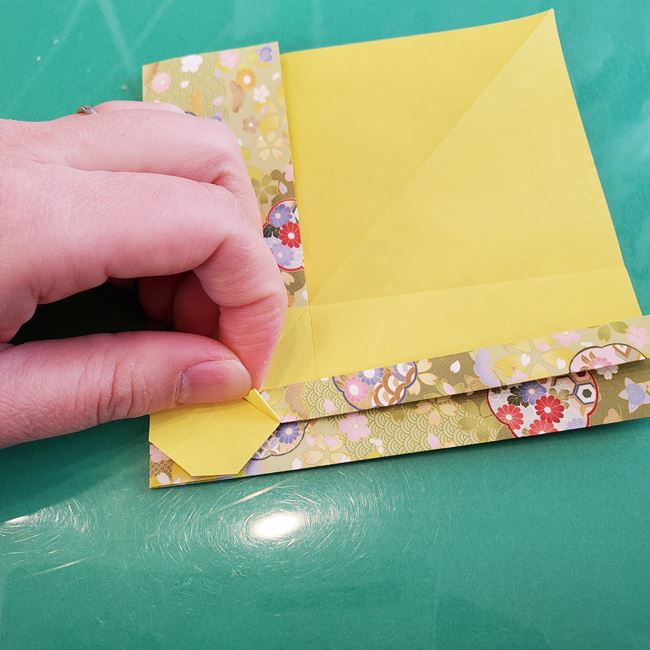 虎のポチ袋の折り紙 折り方作り方②袋(7)