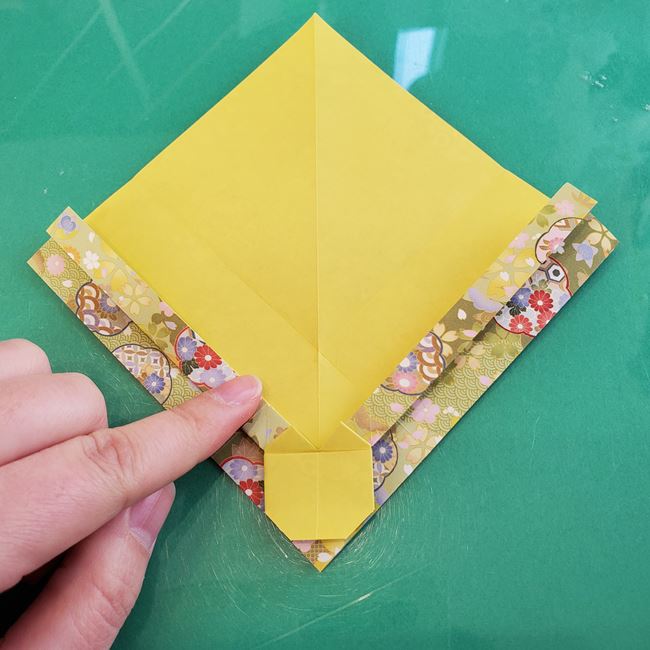 虎のポチ袋の折り紙 折り方作り方②袋(9)