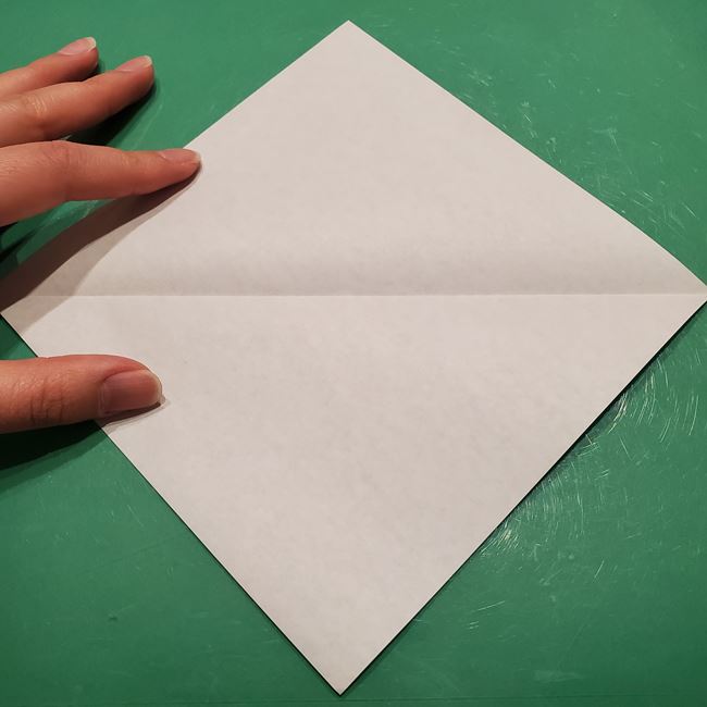 雪の結晶 折り紙でハートの模様がつくれる折り方作り方①パーツ(3)