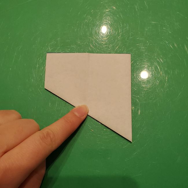 雪の結晶 折り紙を切る方法(8)