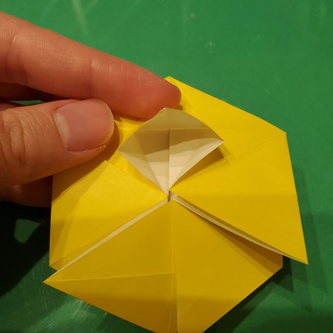 雪の結晶の折り紙 難しい上級者向けの折り方作り方②形(18)