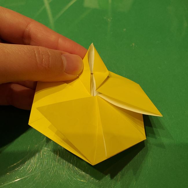 雪の結晶の折り紙 難しい上級者向けの折り方作り方②形(19)
