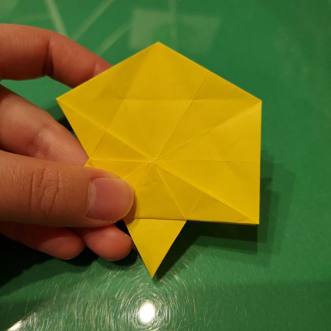 雪の結晶の折り紙 難しい上級者向けの折り方作り方②形(27)