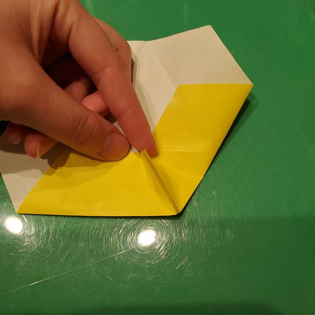 雪の結晶の折り紙 難しい上級者向けの折り方作り方②形(3)