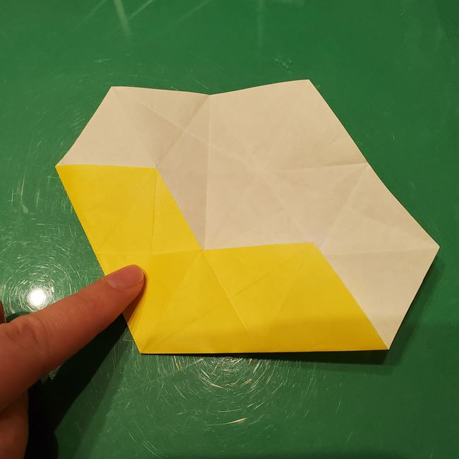 雪の結晶の折り紙 難しい上級者向けの折り方作り方②形(5)