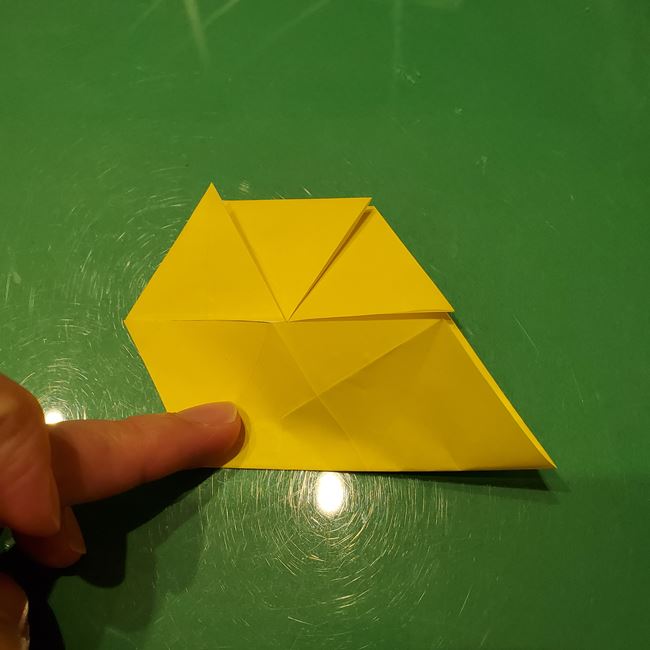 雪の結晶の折り紙 難しい上級者向けの折り方作り方②形(6)