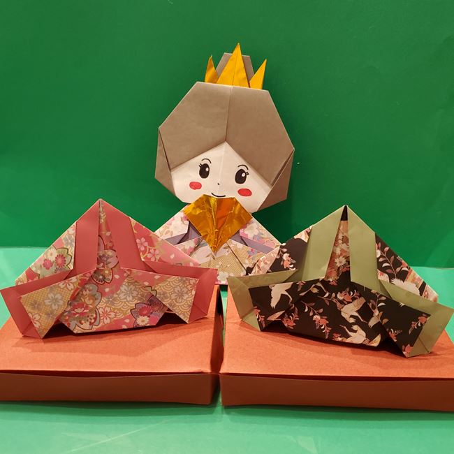 雛人形の着物の折り紙 簡単な折り方で子どもでも作れる お雛様の体の作り方 子供と楽しむ折り紙 工作