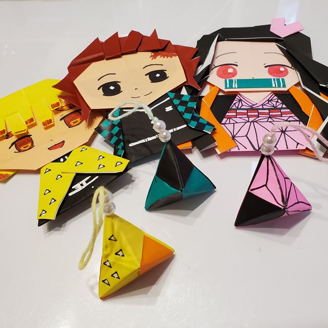キャラクターの折り紙 子供と楽しむ折り紙 工作