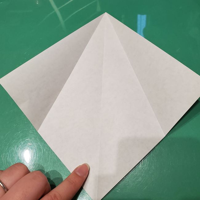 お内裏様の折り紙 簡単な折り方作り方①顔(5)