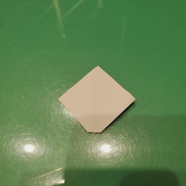 お内裏様の折り紙 簡単な折り方作り方④しゃく(9)