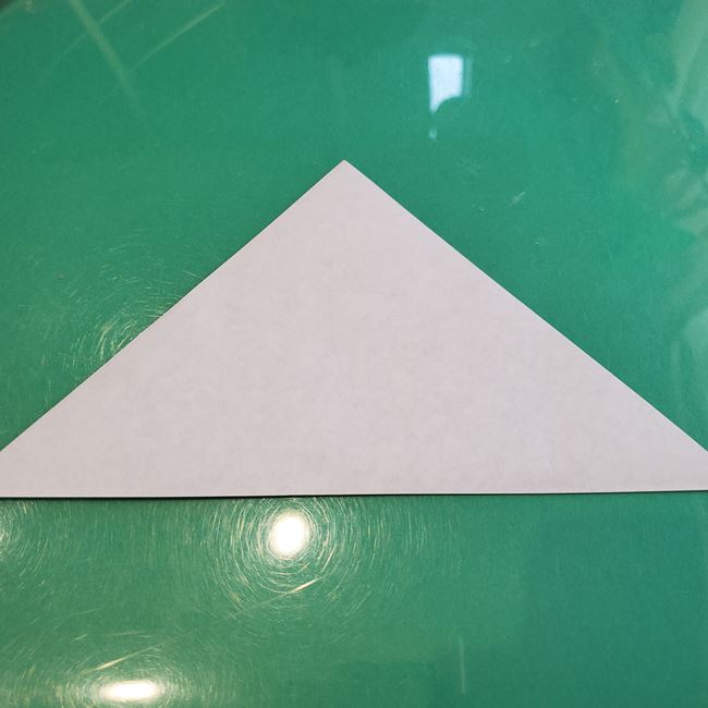 かっこいい折り紙 ライオンの顔の折り方作り方②輪郭(2)